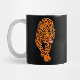 Jaguar tiger illustration for wildlife lover Mug